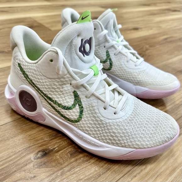 Nike Kevin Durant KD Trey 5 IX White Purple DJ6921-100, Size 10 - Picture 1 of 9